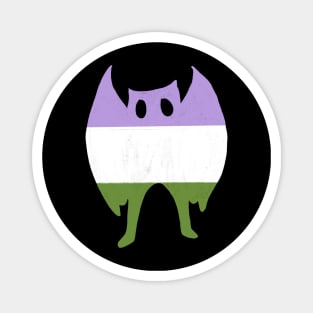 Mothman genderqueer pride Magnet